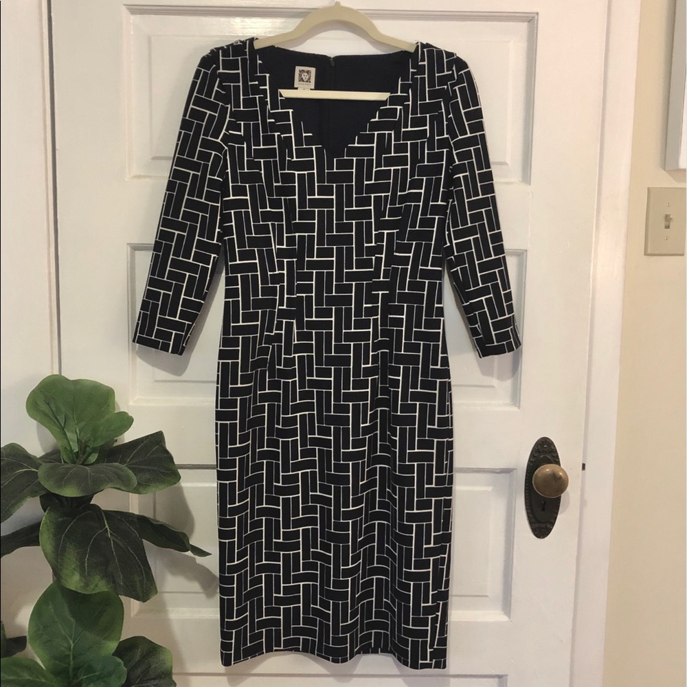 Anne Klein Printed Sheath Dress